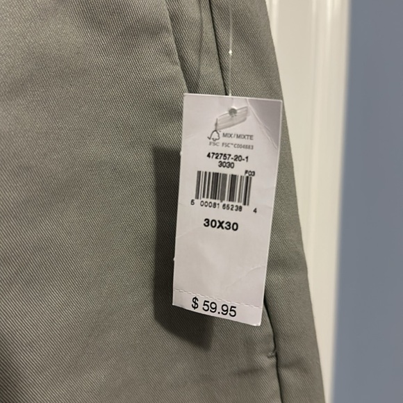 Brand new never worn men's khaki pants - Picture 2 of 3